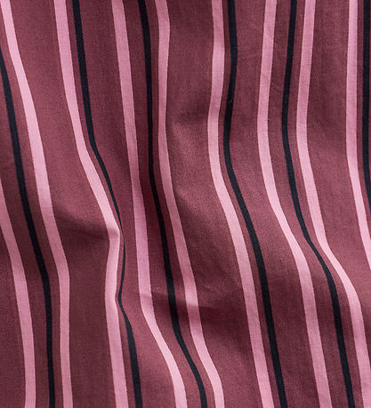 Creamie Bukser - Woven Stripe - Crushed Berry