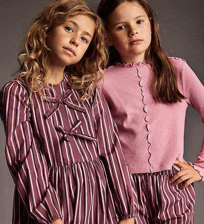 Creamie Bluse - Rib - Wild Rose