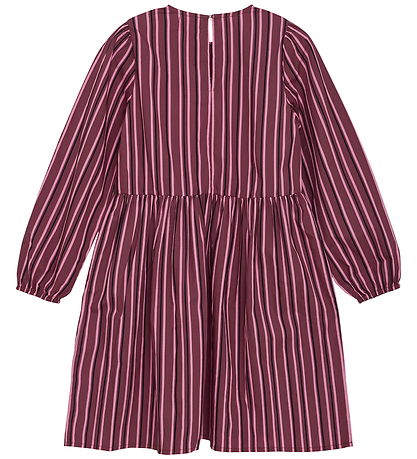 Creamie Kjoler - Dress Woven Stripe - Crushed Berry