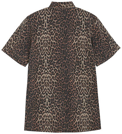Creamie Kjole - Denim - Dress Leo - Brown Leo