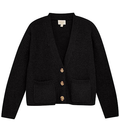 Creamie Cardigan - Strik - Cardigan Knit - Black