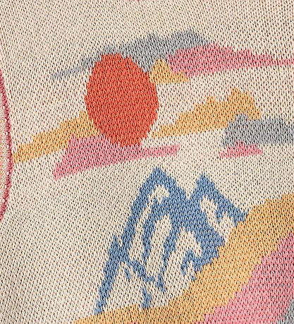 Wheat Vest - Strik - Maria - Beige/Multi