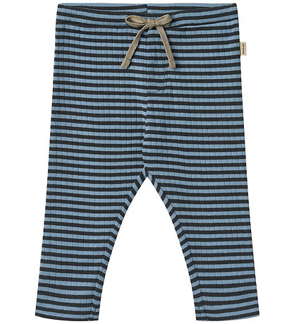 Wheat Bukser - Rib - Manfred - Bright Blue Stripe