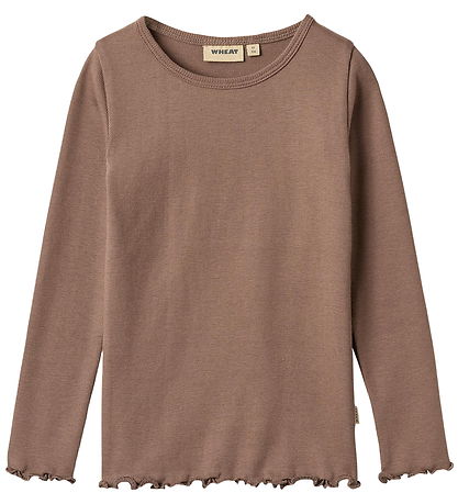 Wheat Bluse - Rib - Ida - Toffee Brown