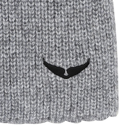 Zadig & Voltaire Halstørklæde - Strik - Heather Grey