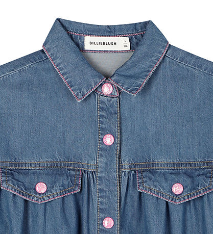 Billieblush Kjole - Denim Indigo Blue