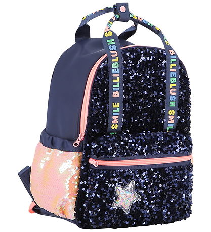 Billieblush Rygsæk - Navy m. Palietter