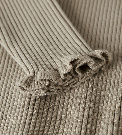 Name It Bluse - Rib - NkfVianna - Slim - Island Fossil