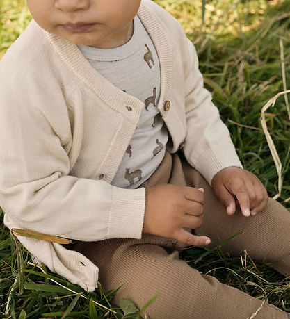 Lil' Atelier Leggings - Uld - Rib - NbnNoel - Tigers Eye