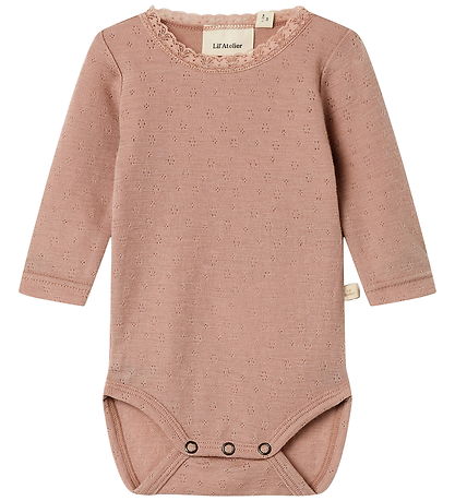 Lil' Atelier Body l/æ - Uld - NbfNoel - Slim - Roebuck 