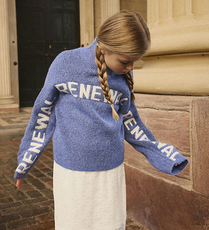 Name It Bluse - Strik - NkfNuva - Amparo Blue