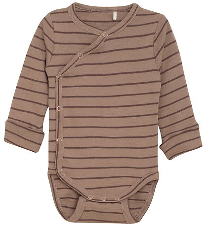 Fixoni Slå-om Body l/æ - Rib -  Mocha Meringue