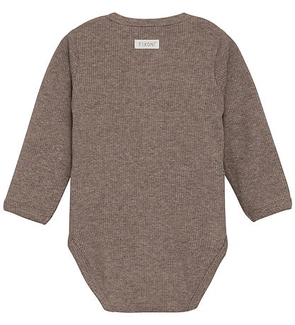 Fixoni Slå-om Body l/æ - Rib - Coffee Quartz Melange