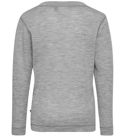 Hummel Bluse - HmlJr - Uld - Rib - Grey Melange