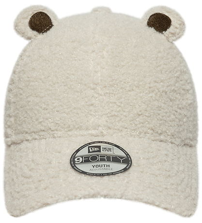New Era Kasket - Teddyfleece - 9Forty Winter - Lysebeige