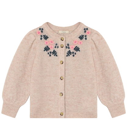 Fliink Cardigan - Strik - Uld/Nylon - Star - Peach Whip