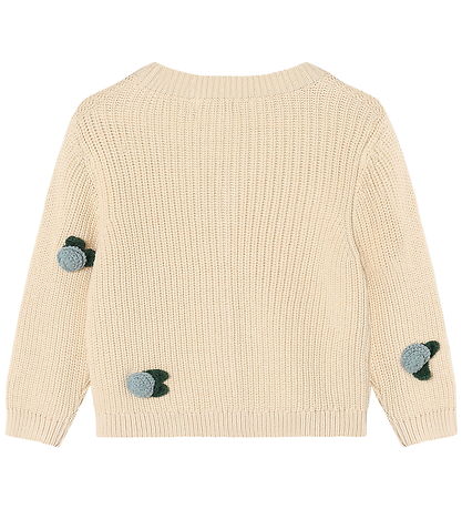 Fliink Cardigan - Strik - Cool Flower - Sandshell