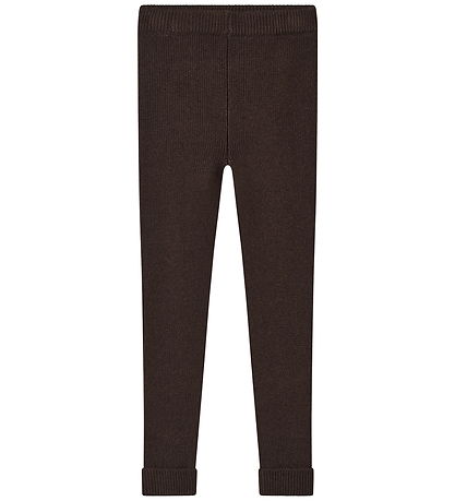 Fliink Leggings - Rib - Strik - Benna - Coffee Bean
