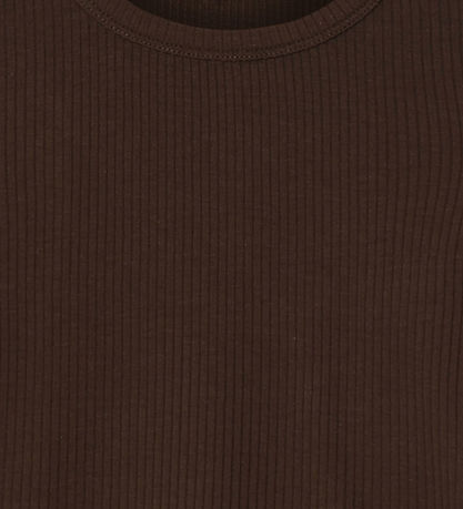 Fliink Bluse - Rib - Kenna - Coffee Bean