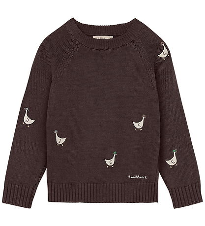 Fliink Bluse - Strik - Mahdi - Coffee Bean