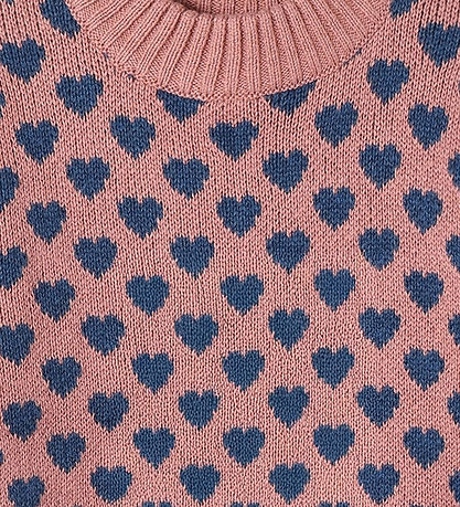 Fliink Bluse - Uld/Bomuld - Strik - Janie Heart - Ash Rose