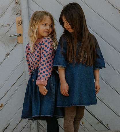 Fliink Bluse - Uld/Bomuld - Strik - Janie Heart - Ash Rose