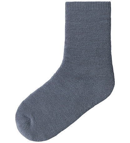 Name It Strømper - Uld/Bomuld - NmmWaksi - Folkstone Gray
