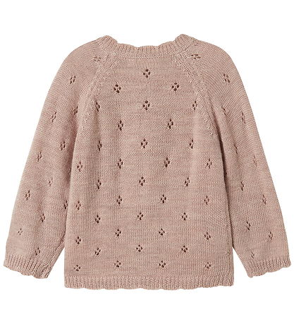 Name It Cardigan - Strik - Uld - NmfWrilla - Shadow Gray