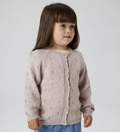 Name It Cardigan - Strik - Uld - NmfWrilla - Shadow Gray