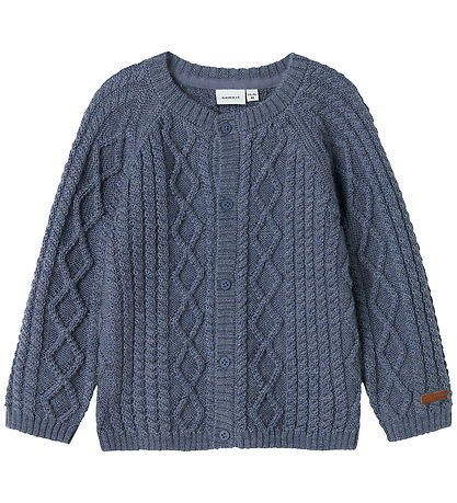 Name It Cardigan - Uld - NmmWrilla - Folkstone Gray