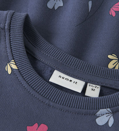Name It Sweatshirt - NmfNula - Blue Indigo