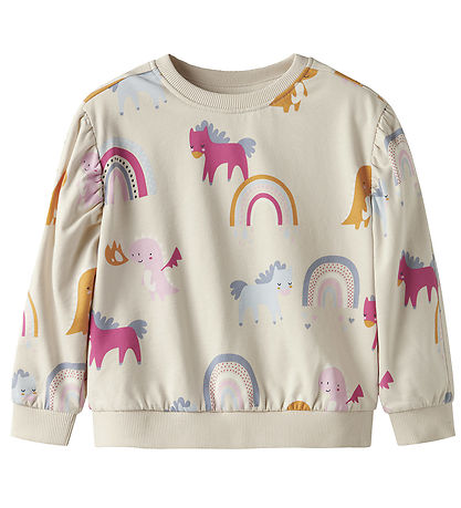 Name It Sweatshirt - NmfNula - Parchment
