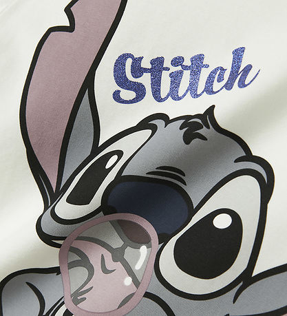 Name It T-Shirt - Noos - NkfAkun - Stitch - Cloud Dancer