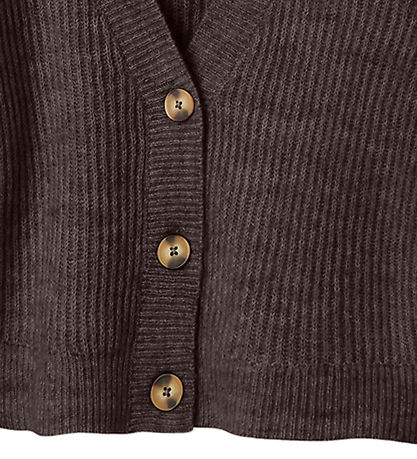 Name It Cardigan - Noos - Strik - NkfHolly - Seal Brown
