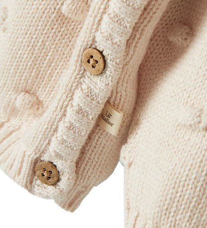 Lil' Atelier Bluse - Strik - NbfGable - Pastel Parchment