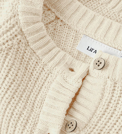 Lil' Atelier Cardigan - Strik - NmfEmlen - Turtledove