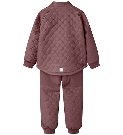 Name It Regnsæt - Quilt - NmmMud - Rose Brown