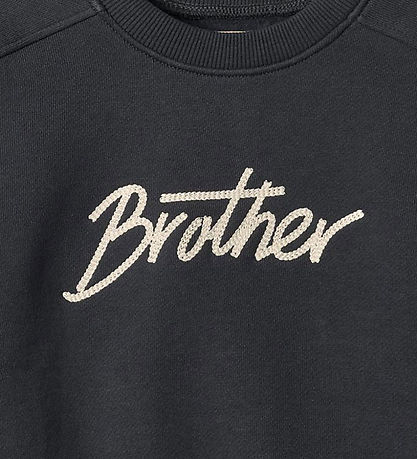 Wheat Sweatshirt - Sander - Navy/Brother