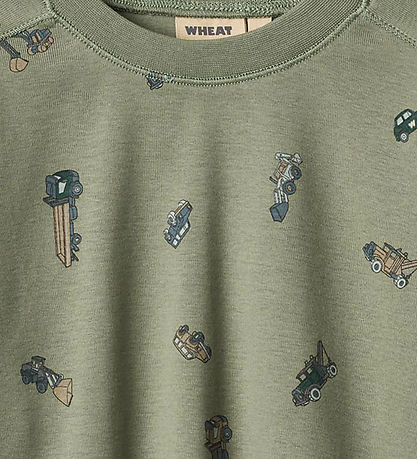 Wheat Bluse - Malthe - Dusty Green Cars