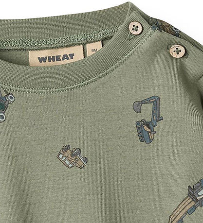 Wheat Bluse - Malthe - Dusty Green Cars