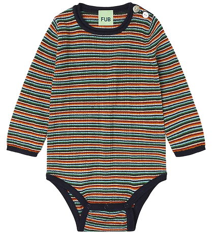 FUB Body l/æ - Strik - Uld - Rib - Multi Stripe