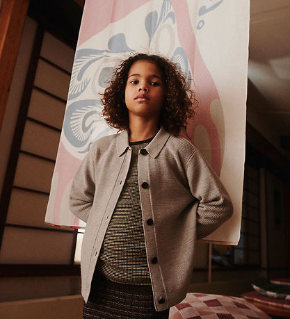 FUB Cardigan - Strik - Uld - Oat Melange