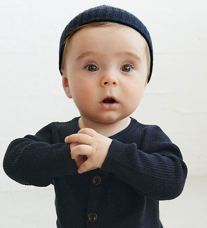 FUB Hue - Strik - Uld - Rib - Dark Navy