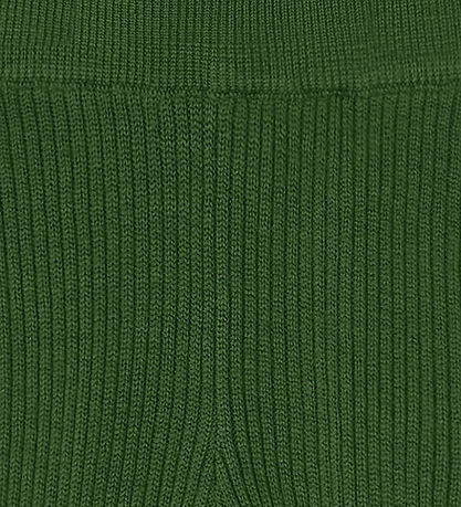 FUB Leggings - Rib - Strik - Uld - Forest