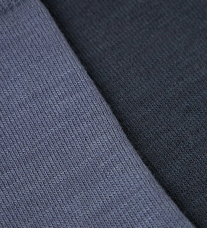 Name It Strømper - 2-pak - Uld/Bomuld - NkmWak - Folkstone Gray