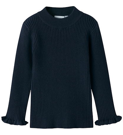 Name It Bluse - Strik - Rib - NmfVianna - Navy Blazer