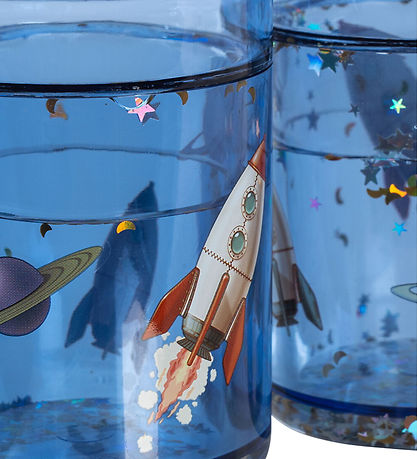 Konges Sløjd Glitter Kopper - 2-Pak - Outer Space