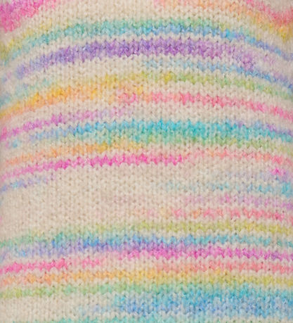 Kids Only Bluse - Strik - KogCarma - Pumice Stone/w. Multi Space
