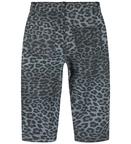 Name It Bukser - Denim - NmfBella - Night Owl/Grey Leopard