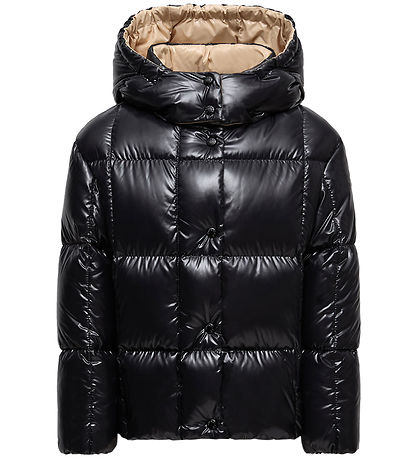 Moncler Dunjakke - Parana - Charcoal m. Beige